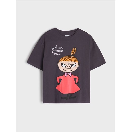 Sinsay - Koszulka The Moomins - szary Sinsay 158 Sinsay