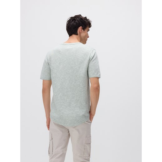 Reserved - Sweter z domieszką lnu - jasnozielony Reserved L Reserved