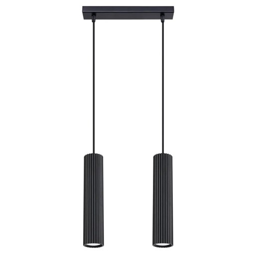 Podwójna czarna lampa sufitowa - D297-Avium Lumes One Size Edinos.pl