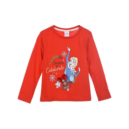 Disney Frozen Koszulka &quot;Kraina Lodu&quot; w kolorze czerwonym ze sklepu Limango Polska w kategorii Bluzki dziewczęce - zdjęcie 178782797