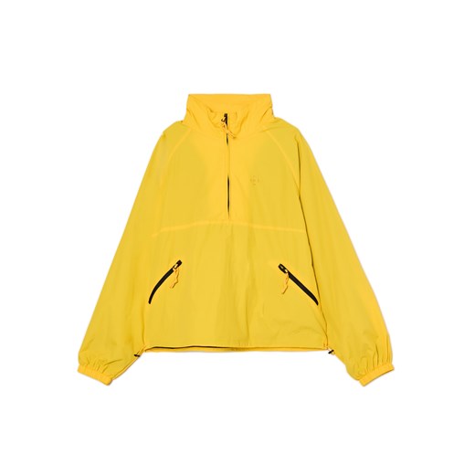 Cropp - Żółtka kurtka anorak z nadrukiem - żółty ze sklepu Cropp w kategorii Kurtki męskie - zdjęcie 178784156