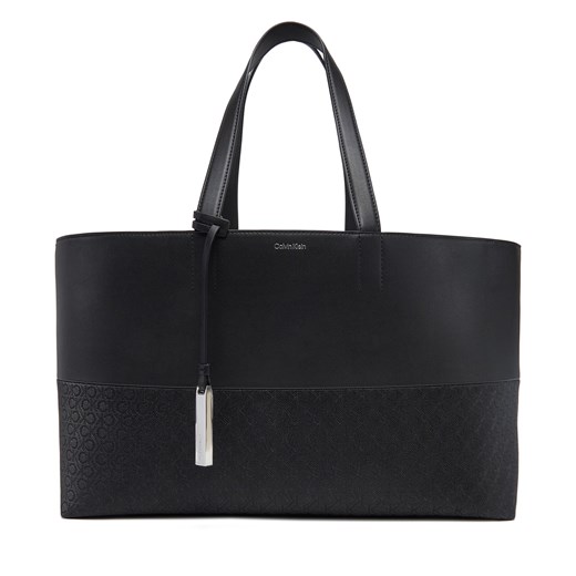 Torebka Calvin Klein Ck Mixmedia Shopper_Mono K60K613166 Czarny Calvin Klein one size eobuwie.pl