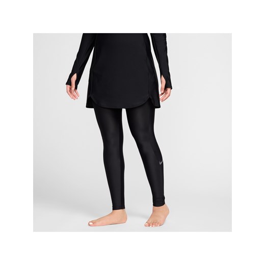 Damskie dopasowane legginsy Nike Swim Victory - Czerń ze sklepu Nike poland w kategorii Spodnie damskie - zdjęcie 178785329