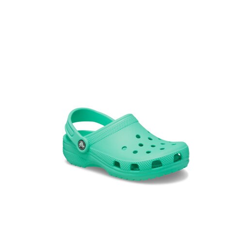 Crocs Klapki Classic Clog K 206991 Zielony Crocs 33_34 MODIVO
