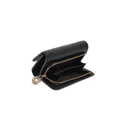 Tommy Hilfiger Duży Portfel Damski Th Distinct Trifold Wallet Mono AW0AW17257 Tommy Hilfiger uniwersalny MODIVO