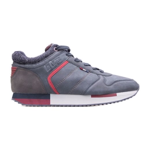 Buty Lee Cooper  LCJ-21-29-0642M szare ze sklepu ButyModne.pl w kategorii Buty sportowe męskie - zdjęcie 178786655