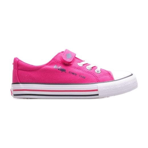 Trampki Lee Cooper LCW-22-44-0802K różowe ze sklepu ButyModne.pl w kategorii Trampki dziecięce - zdjęcie 178786676