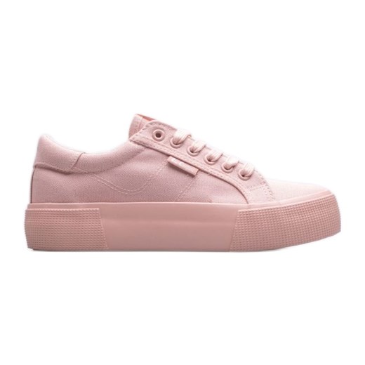 Buty Lee Cooper W LCW-22-31-0886L różowe ze sklepu ButyModne.pl w kategorii Trampki damskie - zdjęcie 178786678