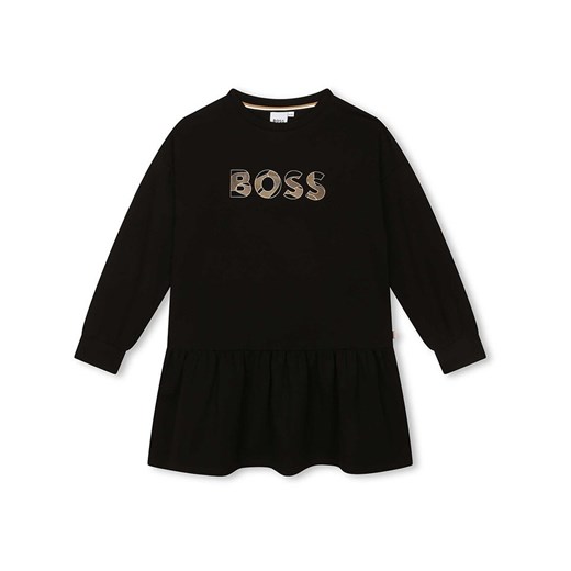 Hugo Boss Kids Sukienka w kolorze czarnym 116 Limango Polska promocyjna cena