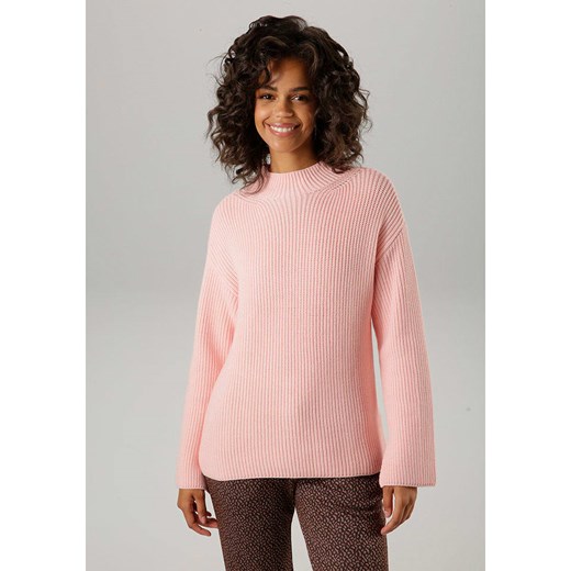 Aniston Sweter w kolorze jasnoróżowym ze sklepu Limango Polska w kategorii Swetry damskie - zdjęcie 178787587