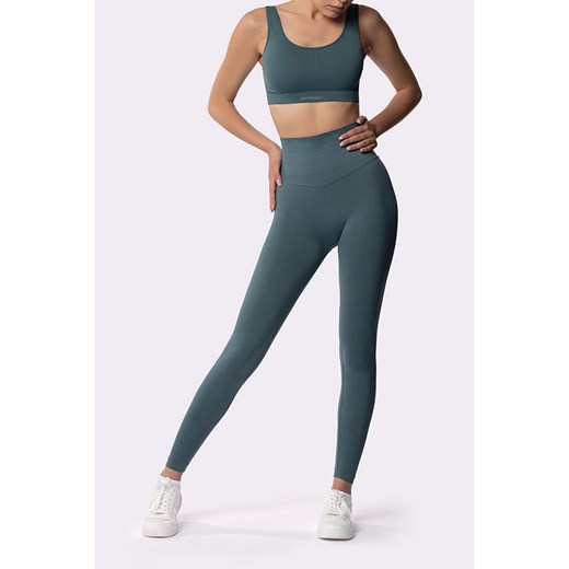 Spaio Legginsy sportowe "Adapt" w kolorze niebieskim Spaio XL Limango Polska okazja
