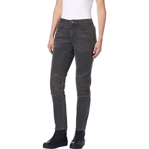 Heine Dżinsy - Slim fit - w kolorze antracytowym ze sklepu Limango Polska w kategorii Jeansy damskie - zdjęcie 178788056