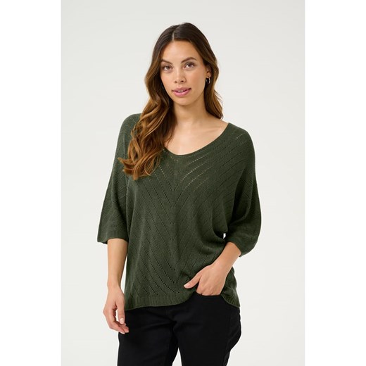Cream Sweter w kolorze ciemnozielonym - id: 16767223 - marki Cream - 178788107 Cream Sweter w kolorze ciemnozielonym ze sklepu Limango Polska w kategorii Swetry damskie - zdjęcie 178788107