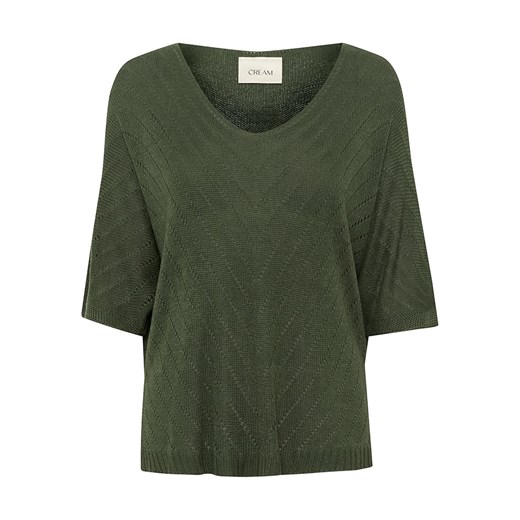 Cream Sweter w kolorze ciemnozielonym Cream S/M Limango Polska okazja