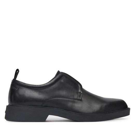 Półbuty HUGO Iker 50541800 Czarny ze sklepu eobuwie.pl w kategorii Buty eleganckie męskie - zdjęcie 178788676