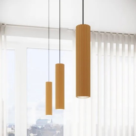 Nowoczesna lampa suftowa złota - D298-Avium Lumes One Size Edinos.pl