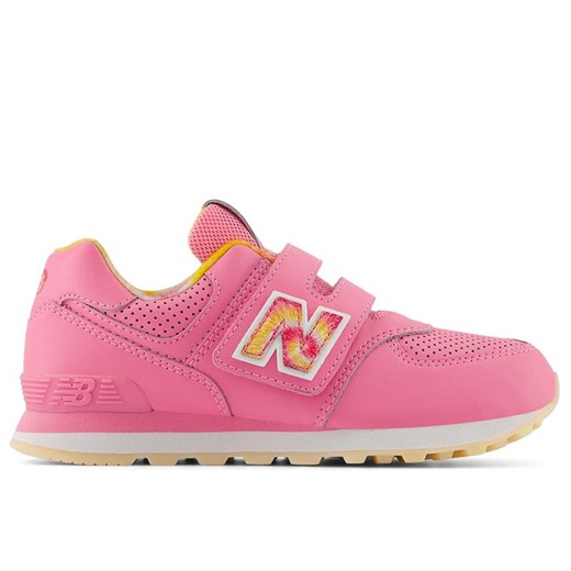 Buty New Balance PV574KP - różowe ze sklepu streetstyle24.pl w kategorii Buty sportowe dziecięce - zdjęcie 178788897
