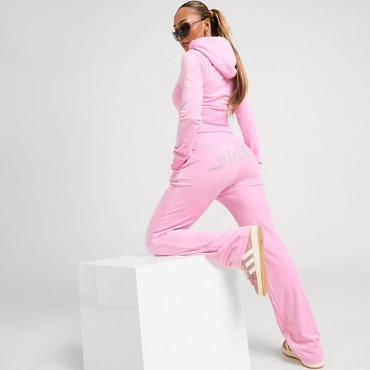 JUICY COUTURE SPODNIE DMNT HEART LOGO PNT PNK ze sklepu JD Sports  w kategorii Spodnie damskie - zdjęcie 178791197