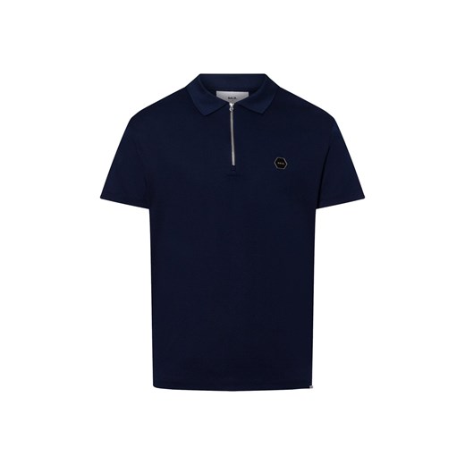 BALR. Męska koszulka polo - Hex Mężczyźni Bawełna granatowy jednolity ze sklepu vangraaf w kategorii T-shirty męskie - zdjęcie 178791209