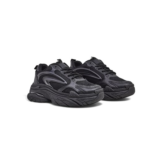 Buty sportowe damskie Royalfashion.pl sneakersy wiązane na płaskiej podeszwie