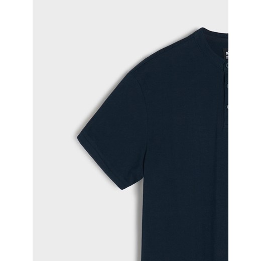 Sinsay - Koszulka polo - granatowy Sinsay M Sinsay