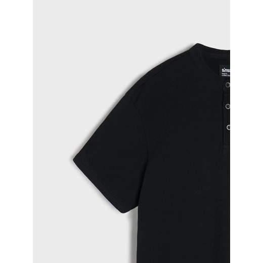 Sinsay - Koszulka polo - czarny Sinsay L Sinsay