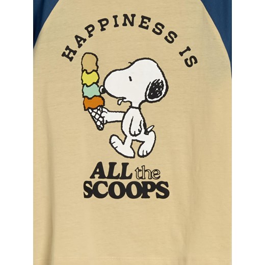 Sinsay - Koszulka Peanuts - niebieski Sinsay 128 Sinsay
