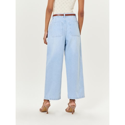 Sinsay - Jeansy culotte - niebieski Sinsay 38 Sinsay