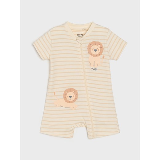 Sinsay - Rampersy 2 pack - kremowy Sinsay 80 Sinsay