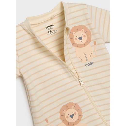 Sinsay - Rampersy 2 pack - kremowy Sinsay 80 Sinsay