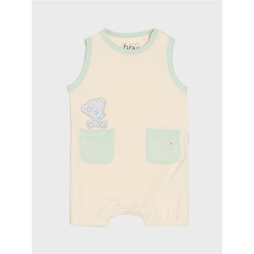 Sinsay - Rampers z kieszonkami Tatty, Teddy Bear - kremowy ze sklepu Sinsay w kategorii Rampersy - zdjęcie 178801887