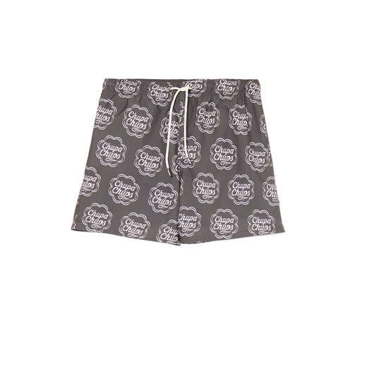 Cropp - Szorty kąpielowe Chupa Chups - szary ze sklepu Cropp w kategorii Kąpielówki - zdjęcie 178803806