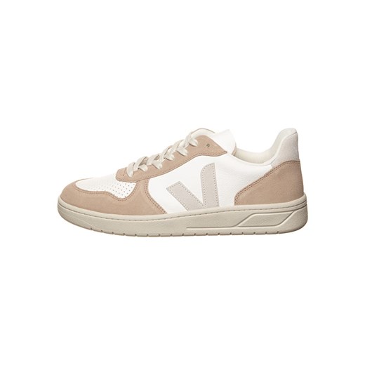 Veja Skórzane sneakersy &quot;V 10&quot; w kolorze biało-beżowym ze sklepu Limango Polska w kategorii Buty sportowe męskie - zdjęcie 178804757