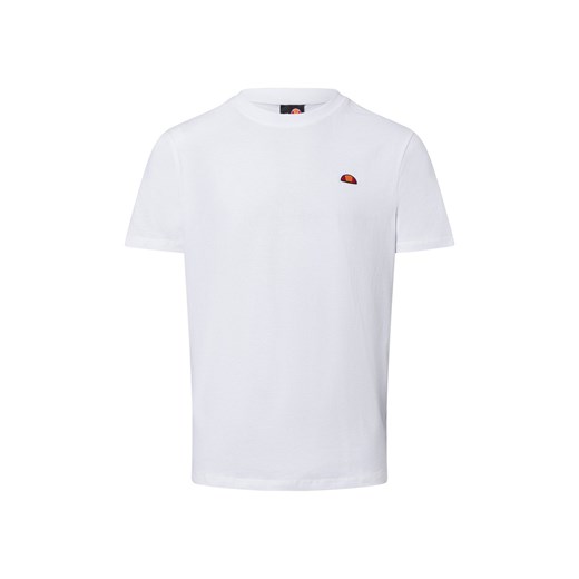 ellesse Koszulka męska - Cassica Mężczyźni Bawełna biały jednolity ze sklepu vangraaf w kategorii T-shirty męskie - zdjęcie 178806795