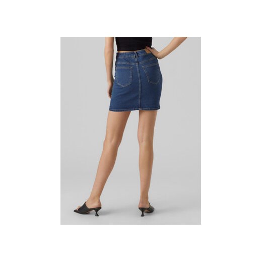 Vero Moda Spódnica jeansowa Luna 10279491 Niebieski Regular Fit Vero Moda M MODIVO