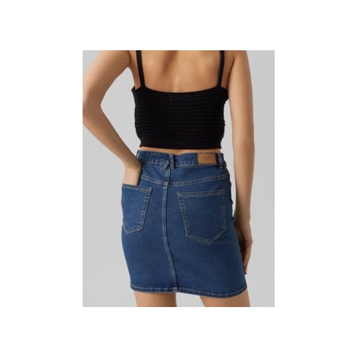 Vero Moda Spódnica jeansowa Luna 10279491 Niebieski Regular Fit Vero Moda S MODIVO
