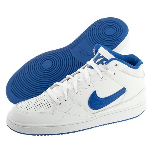 Buty Nike Priority MID (NI555-c) butsklep-pl niebieski skóra