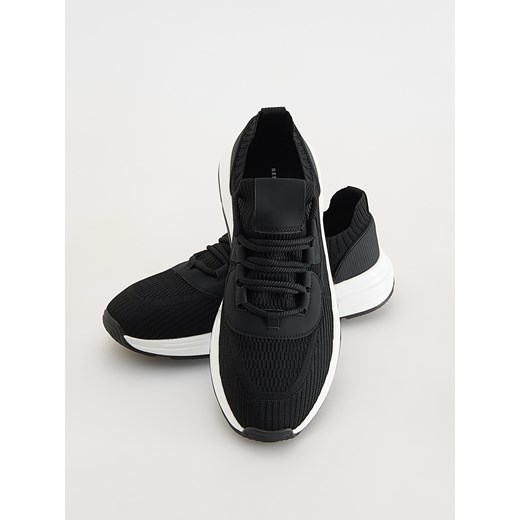 Reserved - Sportowe sneakersy - czarny ze sklepu Reserved w kategorii Buty sportowe męskie - zdjęcie 178808367