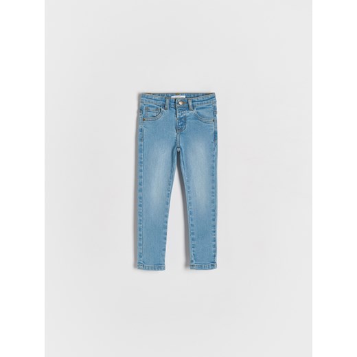 Reserved - Jeansy slim fit - niebieski ze sklepu Reserved w kategorii Spodnie dziewczęce - zdjęcie 178808697