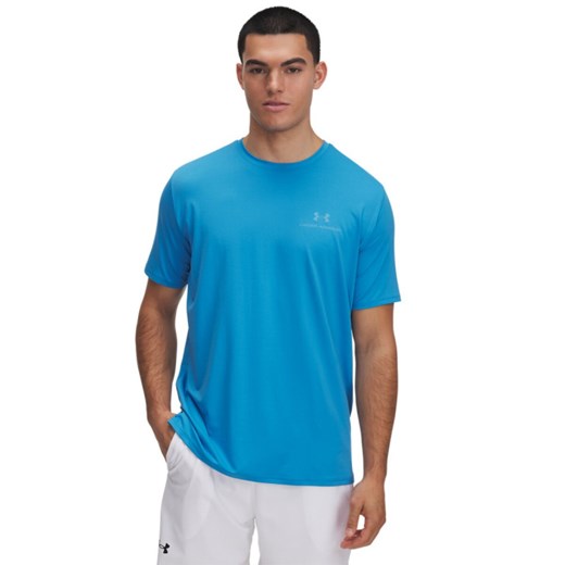 Męska koszulka treningowa Under Armour Vanish Energy SS - niebieska ze sklepu Sportstylestory.com w kategorii T-shirty męskie - zdjęcie 178810126