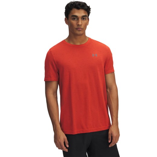 Męska koszulka treningowa Under Armour UA Vanish Seamless SS - pomarańczowa ze sklepu Sportstylestory.com w kategorii T-shirty męskie - zdjęcie 178810148