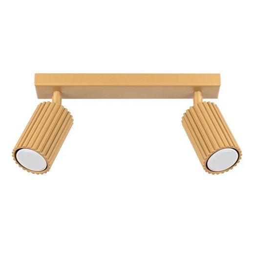 Złota podwójna lampa sufitowa w stylu glamour - 2X D305 S1-Z99 ze sklepu Edinos.pl w kategorii Lampy sufitowe - zdjęcie 178811599