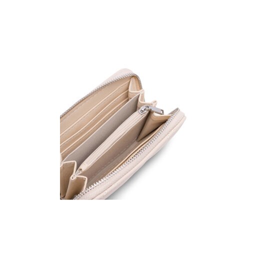 JENNY Duży Portfel Damski 4W1-013-AW23 Beżowy one size MODIVO