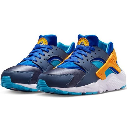 Buty Nike Air Huarache Run 654275 422 niebieskie ze sklepu ButyModne.pl w kategorii Buty sportowe dziecięce - zdjęcie 178814777