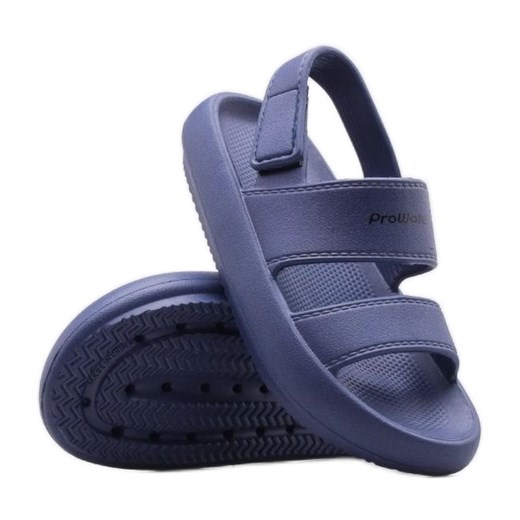 Sandały Prowater PRO-24-05-01K niebieskie ze sklepu ButyModne.pl w kategorii Sandały dziecięce - zdjęcie 178814839