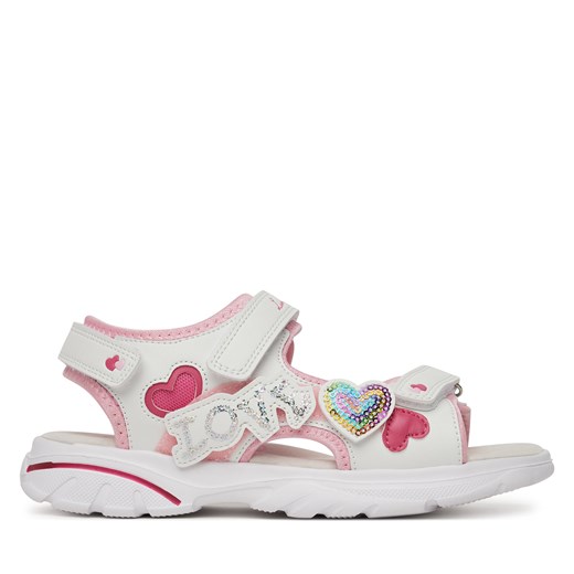 Lumberjack sandały dziecięce białe na rzepy 