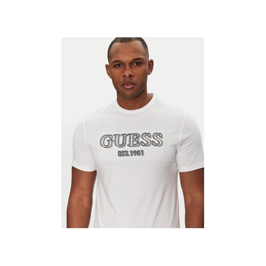 T-shirt męski biały Guess 