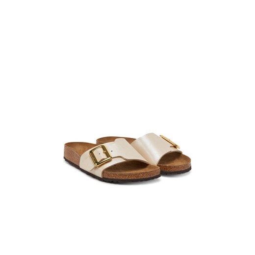 Klapki damskie BIRKENSTOCK casualowe bez zapięcia na płaskiej podeszwie na lato