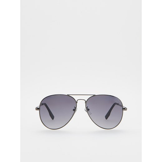 Reserved - Okulary przeciwsłoneczne AVIATOR - czarny ze sklepu Reserved w kategorii Okulary przeciwsłoneczne męskie - zdjęcie 178819337