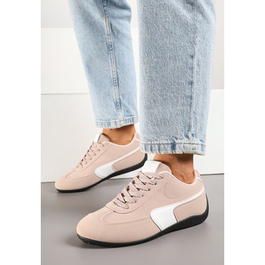 Różowe Sneakersy w Stylu Kultowych Tenisówek Virritia ze sklepu born2be.pl w kategorii Buty sportowe damskie - zdjęcie 178823617